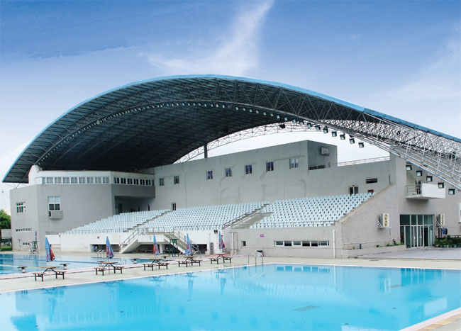 青铜峡游泳馆网架